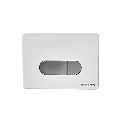 Кнопка смыва Berges Novum D7 040037 белая глянцевая