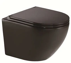 Унитаз подвесной BelBagno Sfera-R BB046CHR-NERO