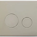 Кнопка смыва KKPol M11 Omnes Vitrum Grande Orbis Mat 350/PPX/001-00-00 бежевая матовая