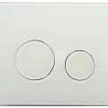 Кнопка смыва KKPol M11 Omnes Vitrum Grande Orbis Mat 350/PPB/124-00-00 белая матовая