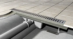 Душевой лоток AlcaPlast APZ6 750 с опорами, хром