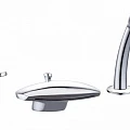 Смеситель на борт ванны Aquanet Practic 2 AF111-63B хром