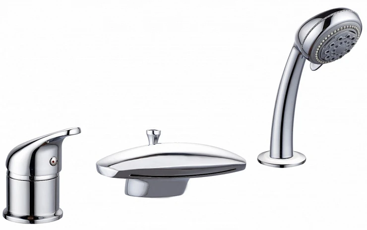 Смеситель на борт ванны Aquanet Practic 2 AF111-63B хром