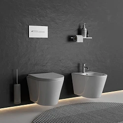 Биде подвесное Ceramica Nova Forma CN3012 белый глянец