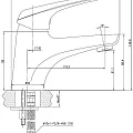 Смеситель Aquanet Conte SD91383 для раковины