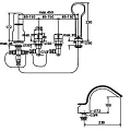 Смеситель Ideal Standard Melange A4293AA на борт ванны