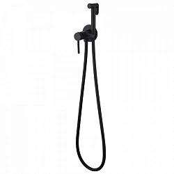 Гигиенический душ ABBER Wasser Kreis AF8125B со смесителем, черный матовый