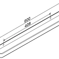 Полотенцедержатель Damixa Jupiter DA77346400 черный матовый