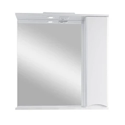 Зеркало-шкаф SanStar Smile 60 159.1-2.5.1. с подсветкой, белый