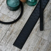 Душевой лоток Veconi Medium 95 V950MB черный матовый