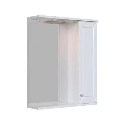 Зеркальный шкаф подвесной SanStar Бриз 60 для ванной комнаты белый