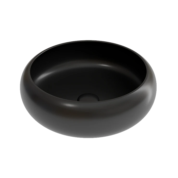 Раковина накладная Ceramica nova Element 360*360*120мм CN6050MB чёрная матовая