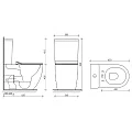 Бачок для унитаза Ceramica Nova Metropol CN4001-T