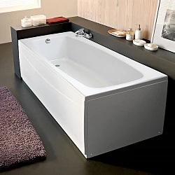 Акриловая ванна BERGES FEYA 170x70 с каркасом 050015 белая глянцевая
