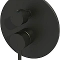 Смеситель встраиваемый для душа Paffoni Light LIG019NO черный матовый