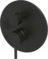 Смеситель встраиваемый для душа Paffoni Light LIG019NO черный матовый