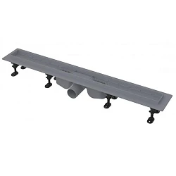 Душевой лоток AlcaPlast Optima APZ12-850 с опорами, хром