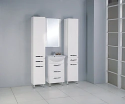 Тумба с раковиной Aquaton Ария Н 50 белая