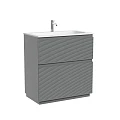 Тумба под раковину Sancos Folk Floor 80 FL80FES напольная, Ergraut soft