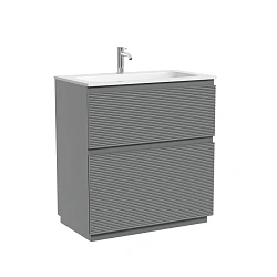 Тумба под раковину Sancos Folk Floor 80 FL80FES напольная, Ergraut soft