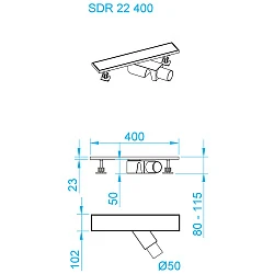 Душевой лоток RGW SDR-22 60 47212260-01 хром