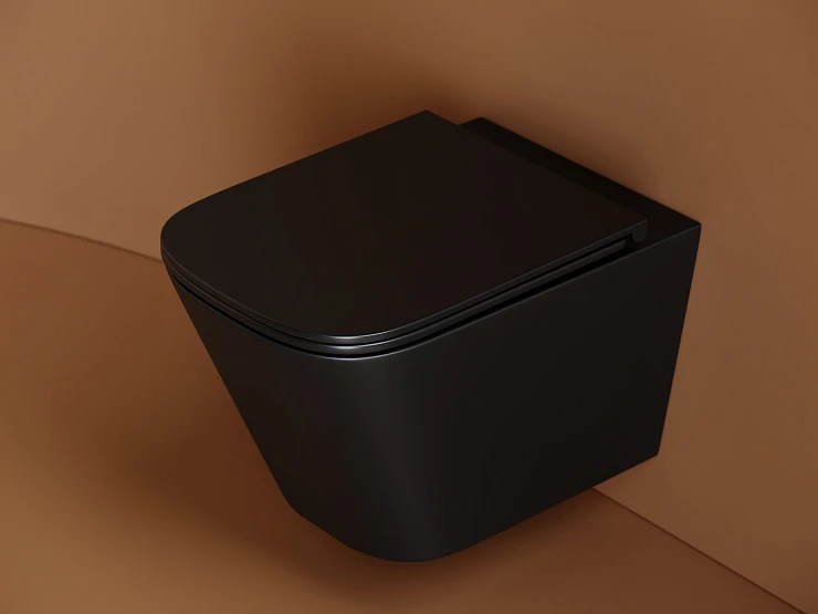 Унитаз-компакт Ceramica Nova Union CN4009TMB черный матовый