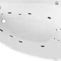 Акриловая ванна Aquanet Augusta 170x90 с гидромассажем R 209992 белая глянцевая