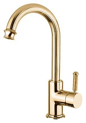 Смеситель для раковины Cezares Olimp OLIMP-LSM2-03/24-L золото 24 карат