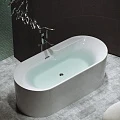 Акриловая ванна Sancos Omega FB16 170х80 белая глянцевая