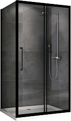 Душевой уголок ABBER Schwarzer Diamant 150х90см AG30150BH-S90B профиль черный, стекло прозрачное