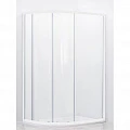Душевой уголок Cezares Relax 120x90см RELAX-RH-2-120/90-P-Bi профиль белый, стекло рифленое