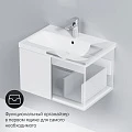 Тумба с раковиной AM.PM Gem 60 белый глянец