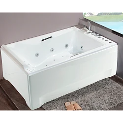 Акриловая ванна Orans 180x120 с гидромассажем OLS-BT65105 R белая глянцевая