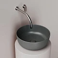 Раковина накладная Ceramica Nova Element CN6073MDH темный антрацит матовый