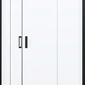 Душевой уголок Vegas Glass ZA-F Novo 110*80 02М 10 профиль черный матовый, стекло сатин
