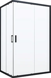 Душевой уголок Vegas Glass ZA-F Novo 110*80 02М 10 профиль черный матовый, сте