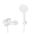 Смеситель для ванны с душем Wasserkraft Mindel 8501 белый матовый