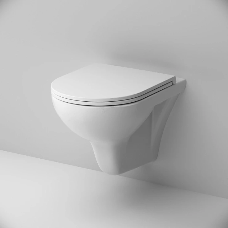 Унитаз подвесной AM.PM Gem C901700SC белый глянец