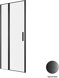 Душевая дверь в нишу Allen Brau Priority 90x200 см 3.31027.BBA профиль черный, стекло прозрачное
