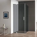 Душевой уголок Cezares Slider 100x89,5см SLIDER-AH-1-90-90/100-GRIGIO-Cr профиль хром, стекло серое