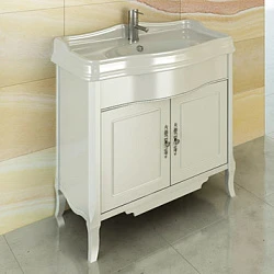 Тумба с раковиной Comforty Версаль 90 00003130383CF слоновая кость