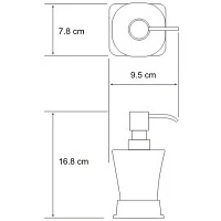 Дозатор Wasserkraft Amper K-5499B черный