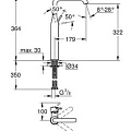 Смеситель для раковины Grohe Essence New 32901001 золото