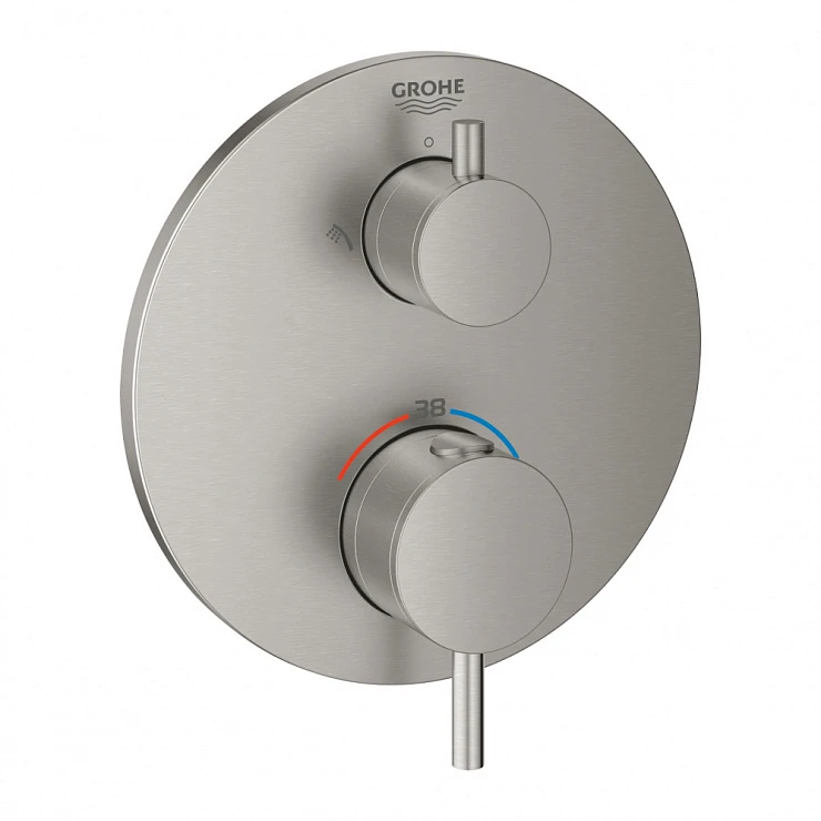 Термостатический смеситель Grohe Atrio 24135DC3 для душа, суперсталь