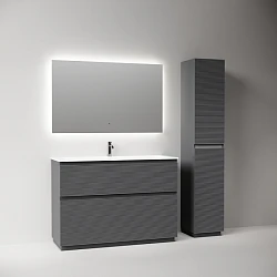 Тумба под раковину Sancos Folk Floor 120 FL120FGS напольная, Grey soft