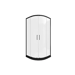 Душевой уголок Bravat Blackline 90x90см BS090.1201B профиль черный, стекло прозрачное