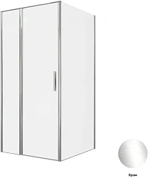 Душевой уголок Allen Brau Priority 100x100см 3.31028.00+3.31046.00 профиль хром, стекло прозрачное