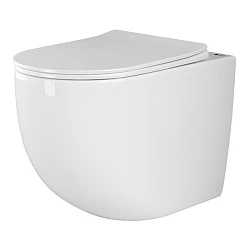 Унитаз приставной Ceramica Nova Mia CN1810 белый глянец