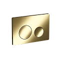 Кнопка смыва Ceramica Nova Balance Circle CN12-001BG золото брашированное
