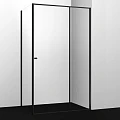 Душевой уголок Wasserkraft Dill 100x80см 61S17 профиль черный матовый, стекло прозрачное